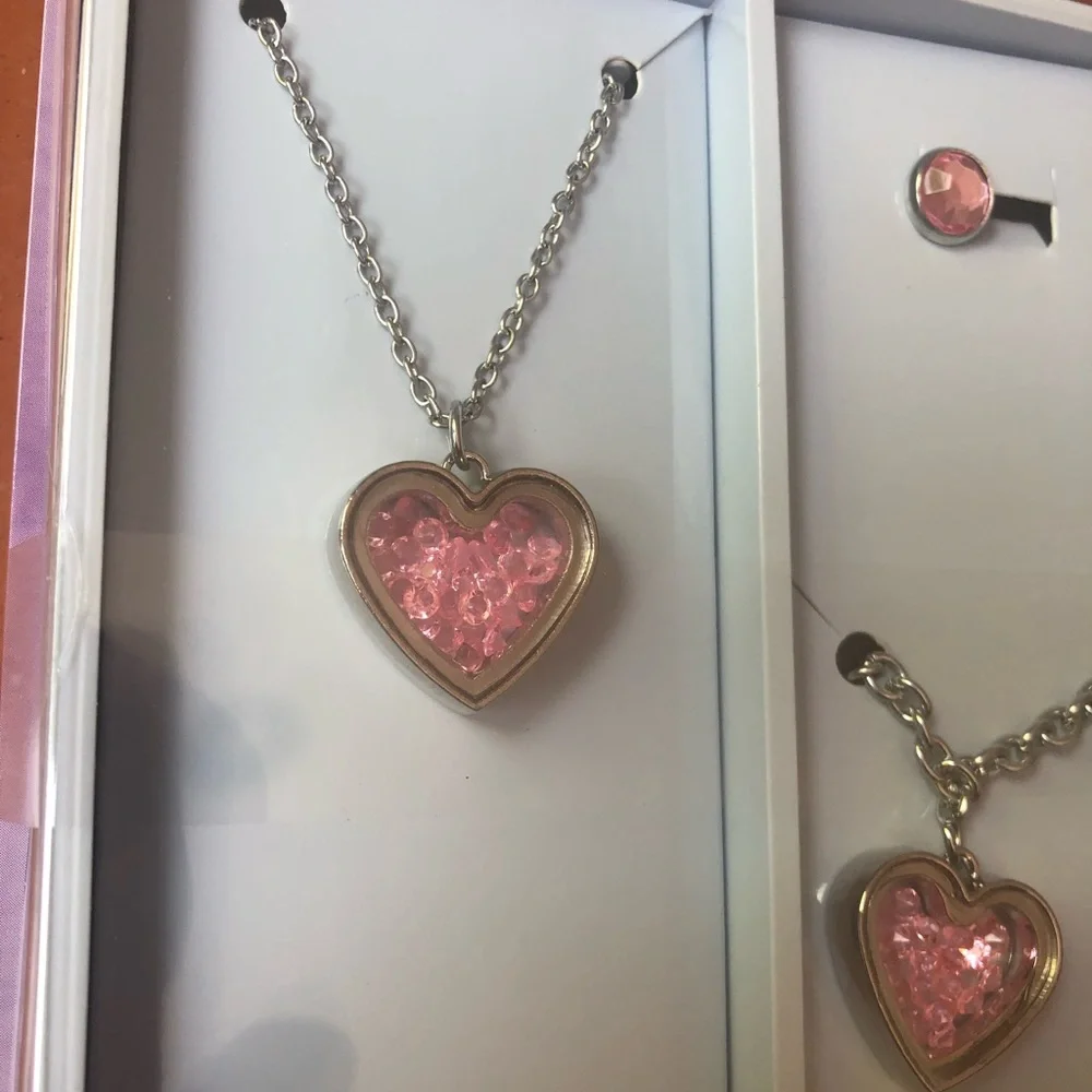 October Birthday Earring, Necklace and Ring Set